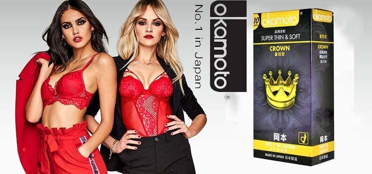 Okamoto Crown Ultra-Thin Soft Premium Japanese Condoms