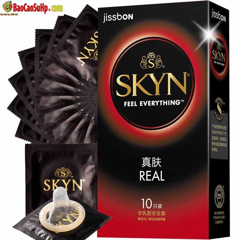 Bao cao su SKYN Elite Real siêu mềm mượt chống dị ứng latex-free