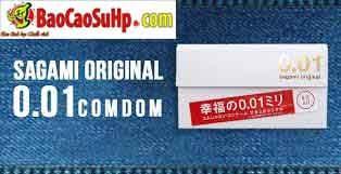 Bao cao su Sagami 001 mỏng siêu nhẹ giá tốt, tăng khoái cảm