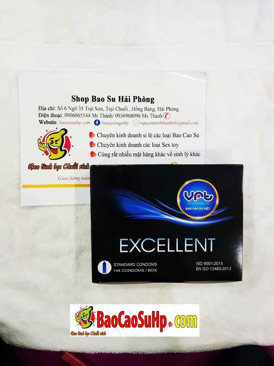Bao cao su VRT EXCELLENT 144 cái giá sỉ ưu đãi cho khách sạn