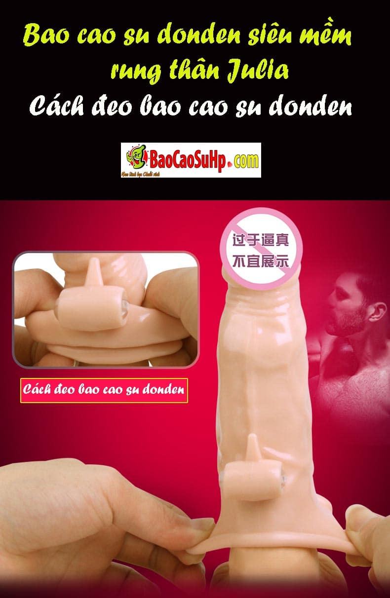 Julia Soft Rigid Stimulating Vibrating Condom Ultra Thin Pleasure