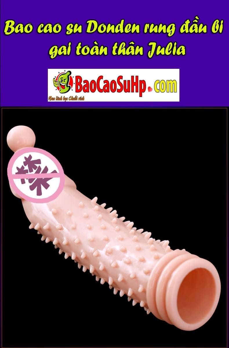 BigBaby Soft Spiked Vibrating Condom Penis Extender