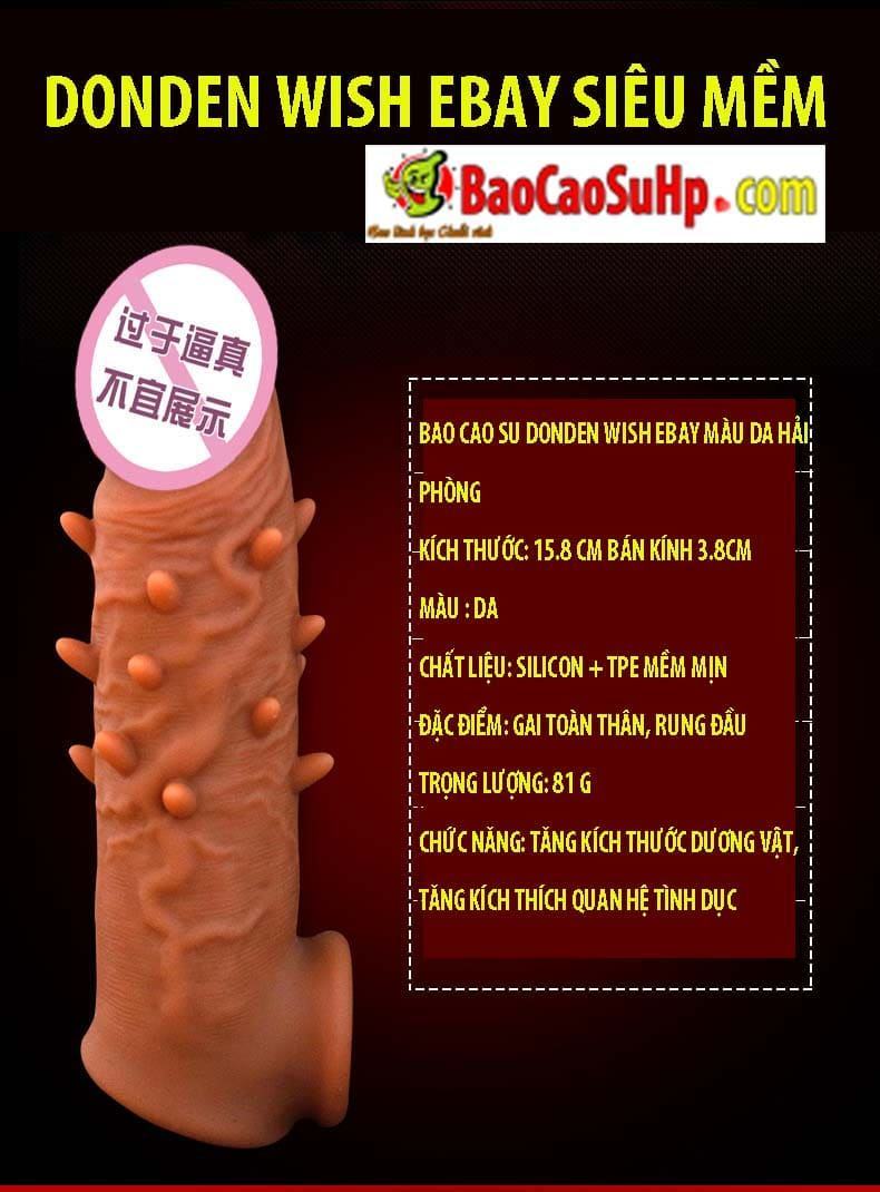  Đánh giá Bao cao su Donden Wish Ebay gai toàn thân rung đầu loại tốt