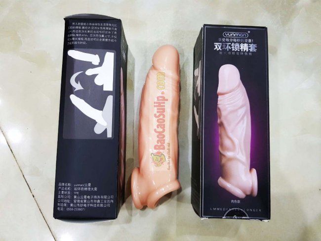 Bao cao su Donden Strongmen mềm màu da tăng kích thước dương vật 
