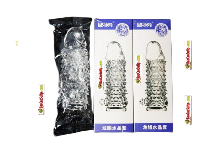 Bao cao su donden vảy cá silicon mềm dùng nhiều lần an toàn 