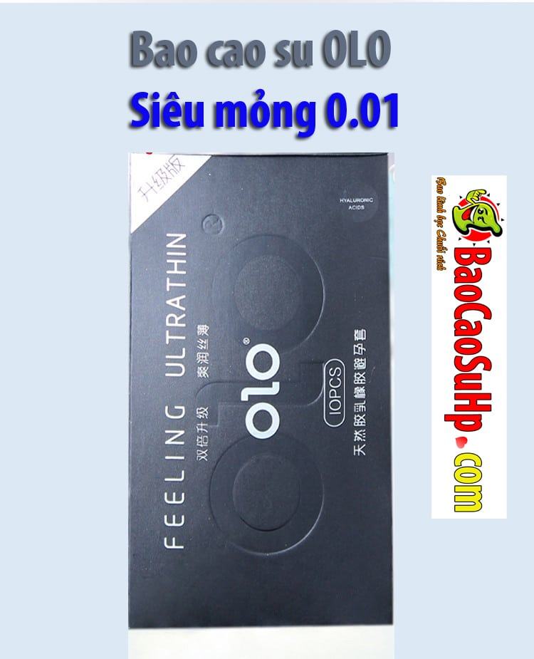 Bao cao su siêu mỏng 0.01 Olo cao cấp an toàn thoải mái giá tốt Bao cao su siêu mỏng 0.01 Olo cao cấp an toàn thoải mái giá tốt