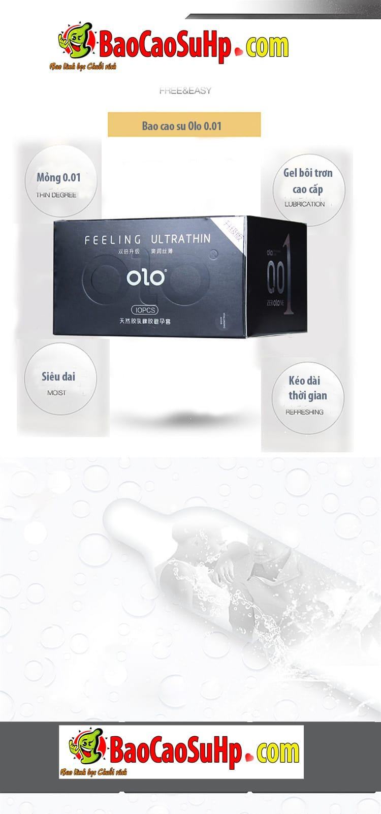 Bao cao su siêu mỏng 0.01 Olo cao cấp an toàn thoải mái giá tốt Bao cao su siêu mỏng 0.01 Olo cao cấp an toàn thoải mái giá tốt