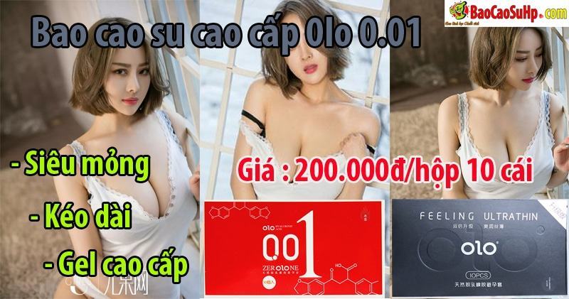 Bao cao su siêu mỏng 0.01 Olo cao cấp an toàn thoải mái giá tốt Bao cao su siêu mỏng 0.01 Olo cao cấp an toàn thoải mái giá tốt