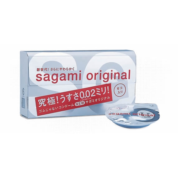 Bao cao su Sagami Original 002 mỏng nhất thế giới hộp 2 chiếc 