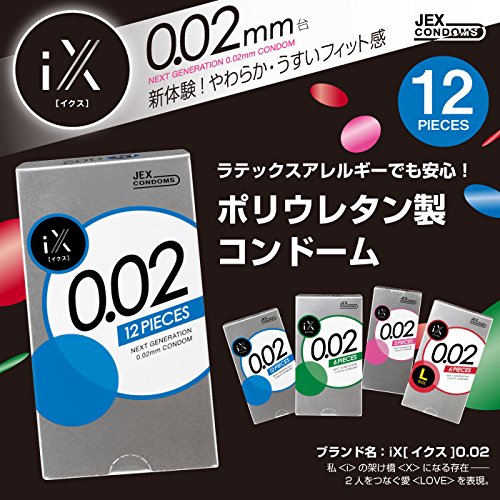 Jex IX Ultra-Thin 0.02mm Condom Box of 6 for Sensitive Feel