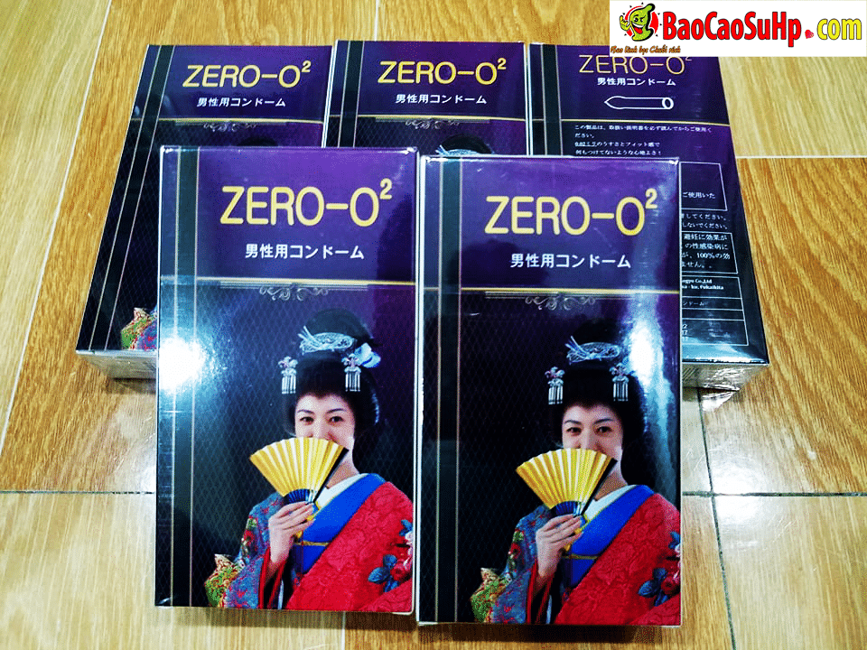 Bao cao su Zero-O2 0.01 siêu mỏng ôm sát cảm giác thật