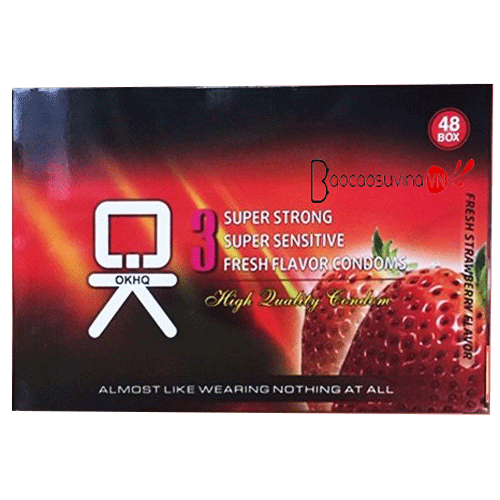 Bao Cao Su Ok Hương Dâu Giá Rẻ Đẳng Cấp An Toàn Cho Tình Nhân