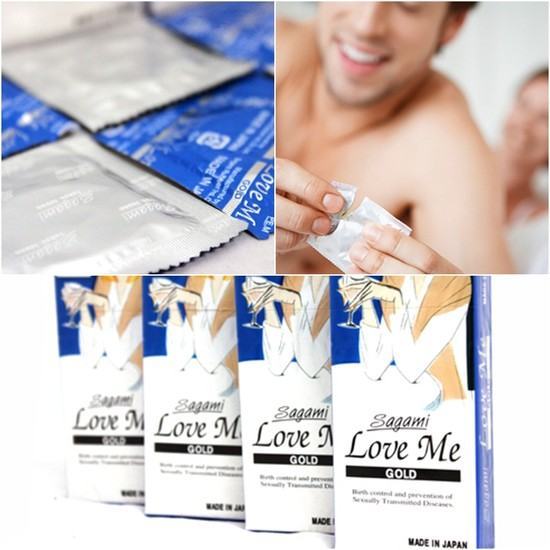 Sagami Love Me Gold Ultra Thin Heat Transmitting Condoms