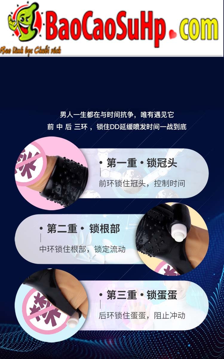 Bao cao su donden Suite Longtime rung mạnh kích thích cực khoái