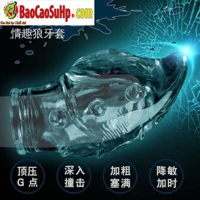 Bộ đôi bao cao su donden đầu Wolf tăng kích thước cậu bé khoái cảm