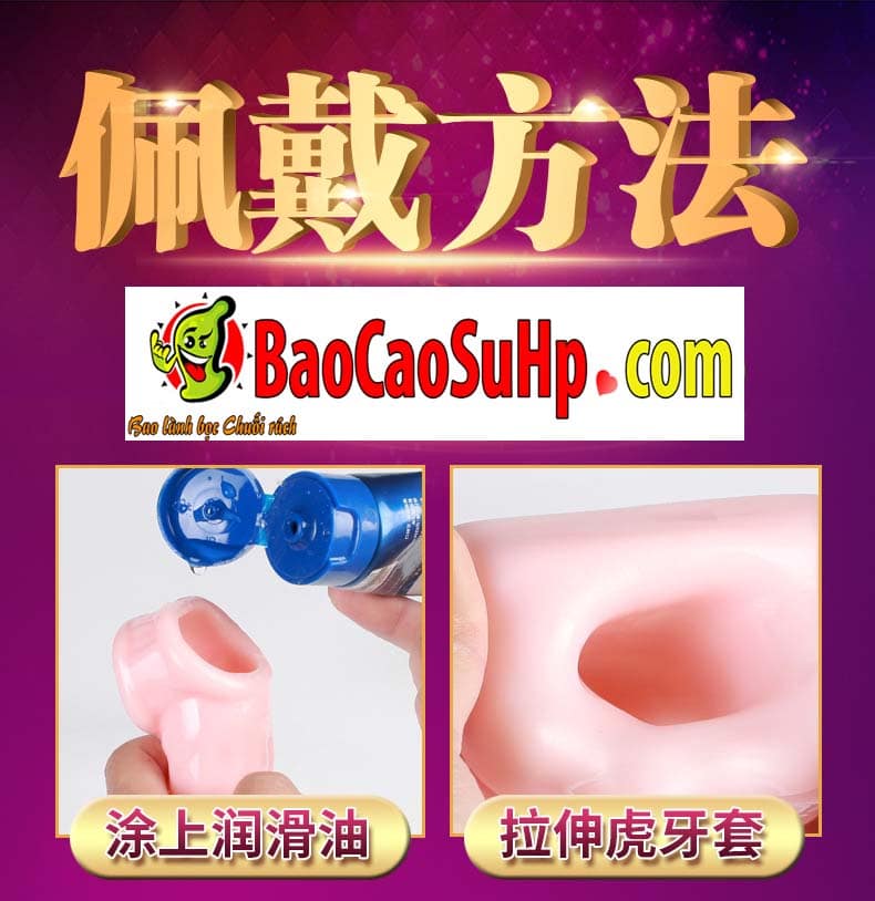 Bao cao su Donden Tiger bi gai gai tăng khoái cảm an toàn