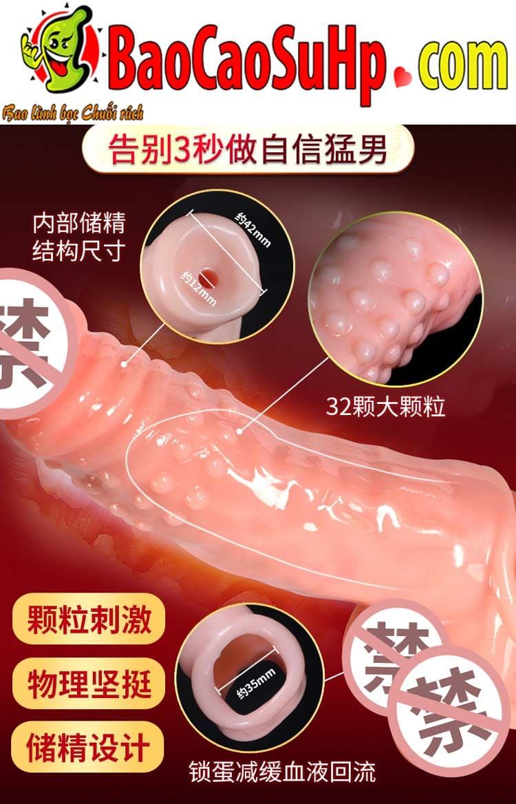 Bao cao su Donden Tiger bi gai gai tăng khoái cảm an toàn