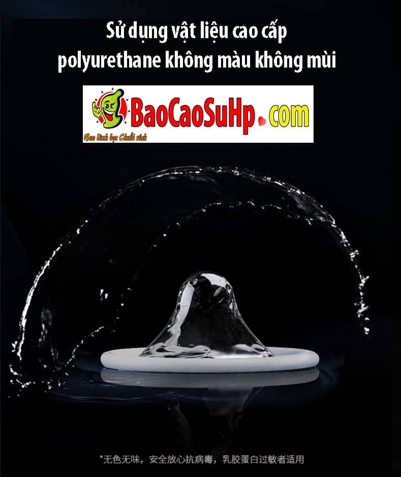 Bao cao su Olo siêu mỏng 0.01mm polyurethane an toàn cao cấp