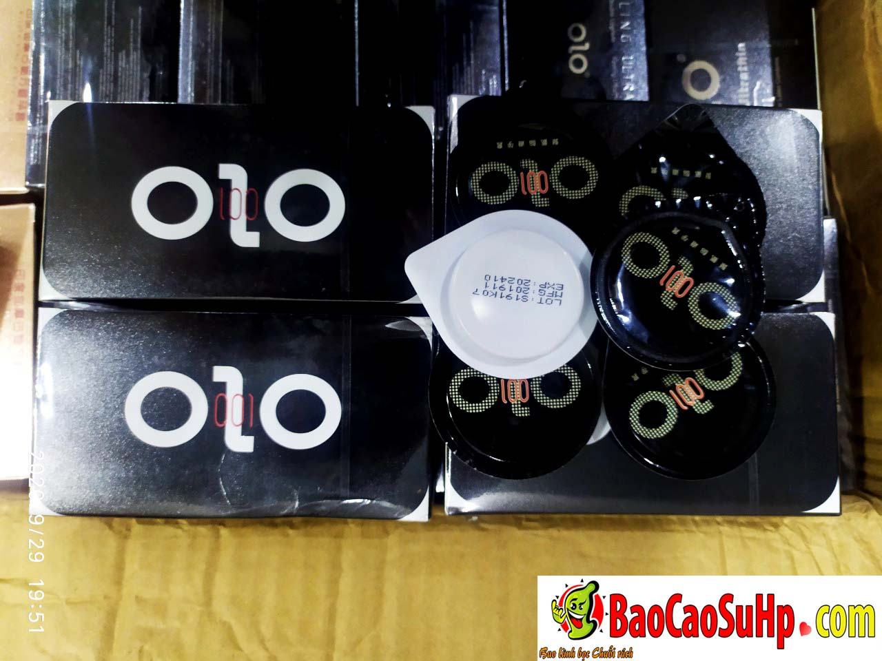 Bao cao su Olo siêu mỏng 0.01mm polyurethane an toàn cao cấp