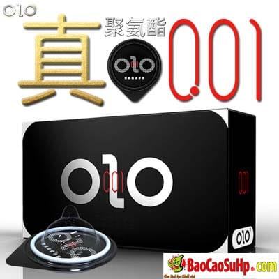 Bao cao su siêu mỏng polyurethane Olo 001 an toàn mềm mại