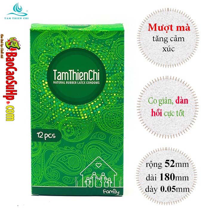 Bao cao su Family Tâm Thiện Chí – Dành cho gia đình giá rẻ