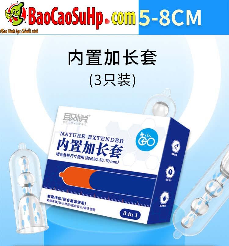 Bao cao su Donden JS002 độc đáo tăng kích thước hiệu quả