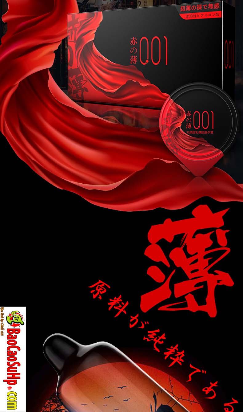 Bao cao su OLO 0.01mm Samurai Silver Sword siêu mỏng Nhật Bản giá tốt