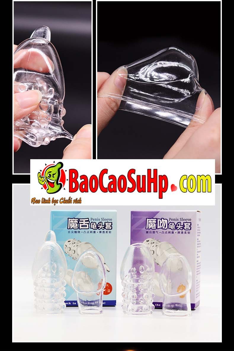 Bao cao su donden Kiss hở đầu tăng khoái cảm, cửa hàng Hải Phòng