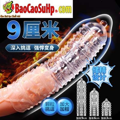Bao cao su Donden gai siêu mềm ProDotted tăng kích thước an toàn
