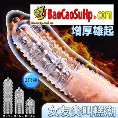 Bao cao su Donden gai siêu mềm ProDotted tăng kích thước an toàn