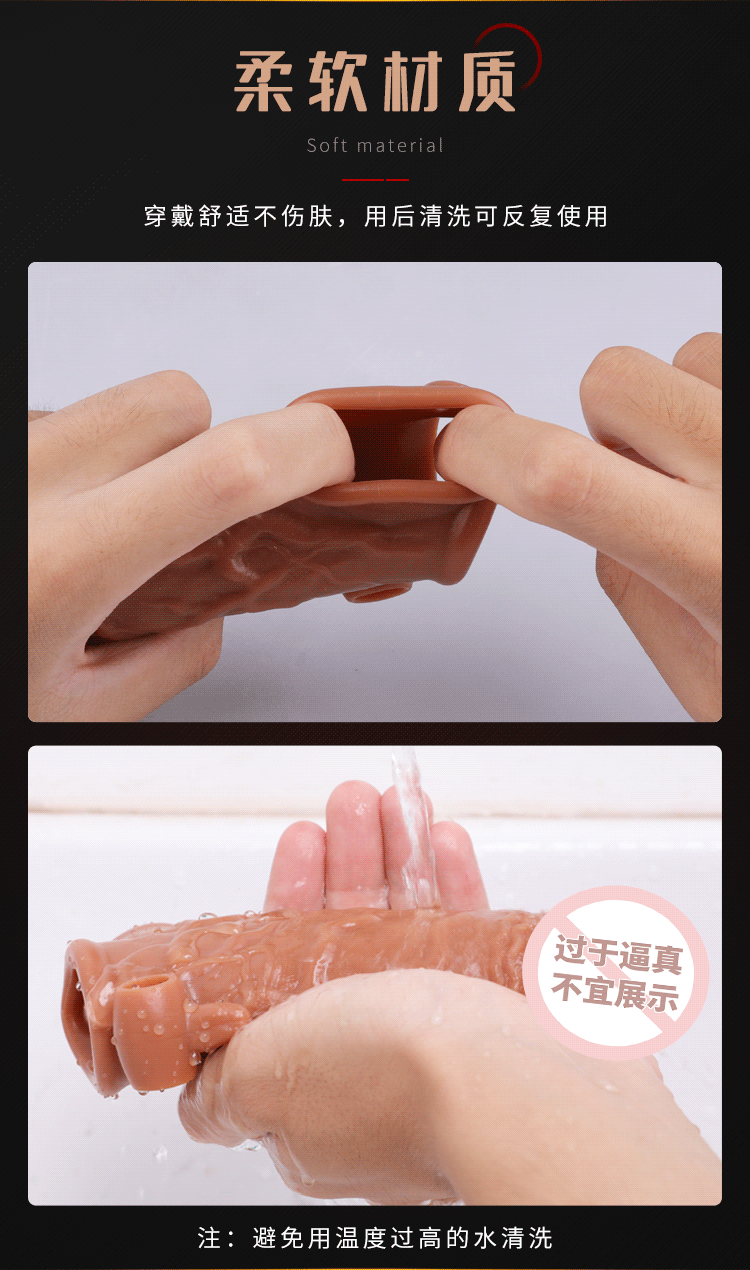 Bao cao su donden Wolf Teeth 11 - Bao cao su donden Wolf Teeth tai thỏ răng cưa kích thích điểm G cực đã