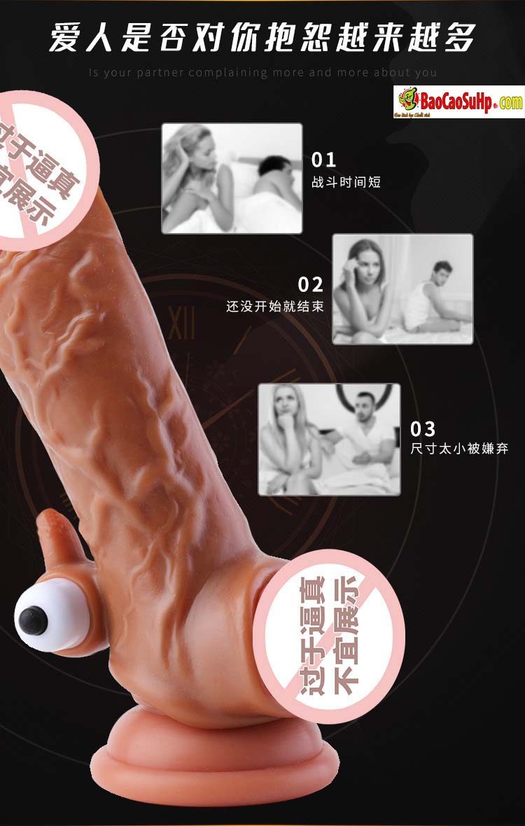 Bao cao su donden Wolf Teeth 12 - Bao cao su donden Wolf Teeth tai thỏ răng cưa kích thích điểm G cực đã