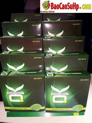 Bao cao su Ok Rocmen bạc hà 144c an toàn, thoải mái, gia đình