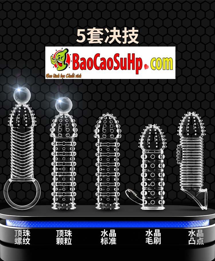 bao cao su donden dau bi Sexy Spike Set 4 - Bao cao su donden đầu bi Sexy Spike Set siêu khủng dành cho nam giới