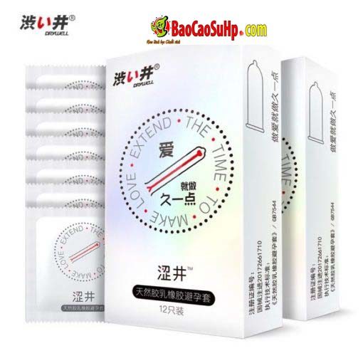 Drywell Long lasting bia 1 - Bao cao su Nhật Bản kéo dài thời gian quan hệ Drywell Long lasting