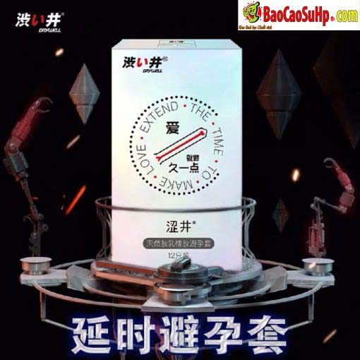 Drywell Long lasting bia 5 - Bao cao su Nhật Bản kéo dài thời gian quan hệ Drywell Long lasting
