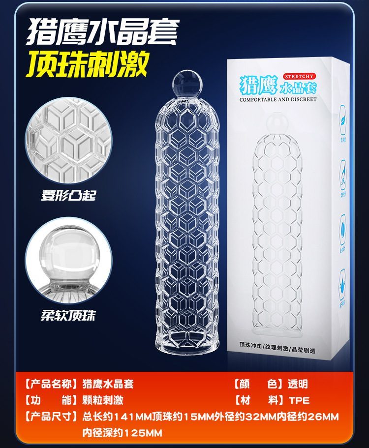 bao cao su donden Schegy 4 27 - Bộ bao cao su đon dên Schegy 4 chiếc trong suốt gân gai khủng giá rẻ