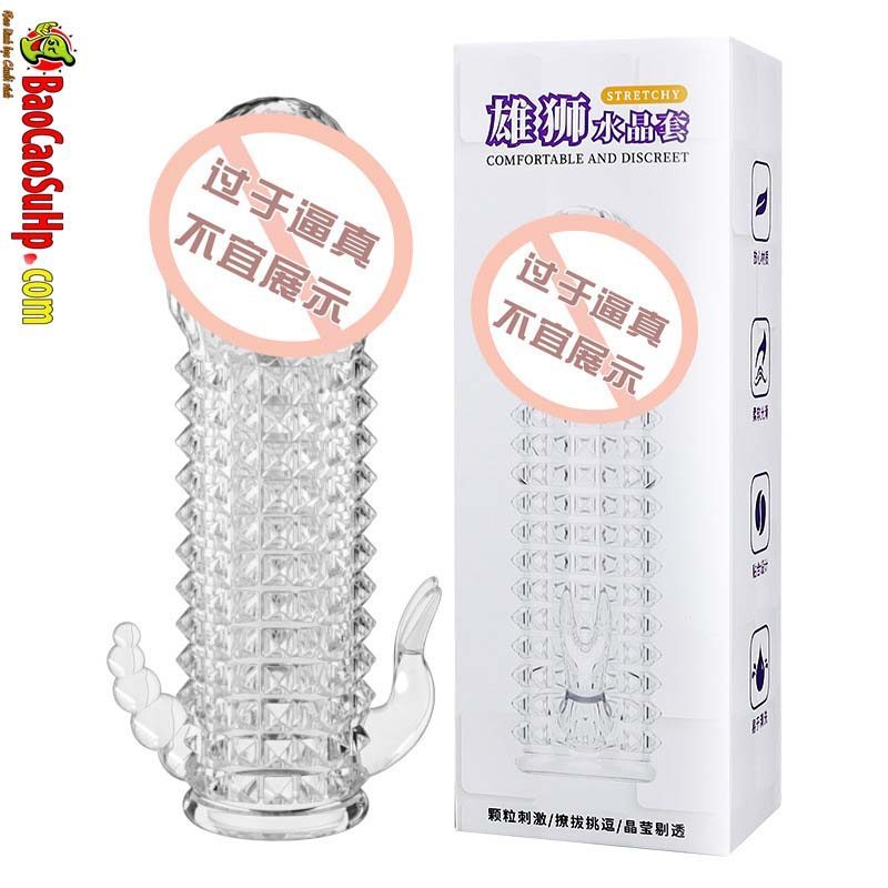 Bộ bao cao su đôn dên Schegy 4 chiếc trong suốt gân gai khủng giá rẻ