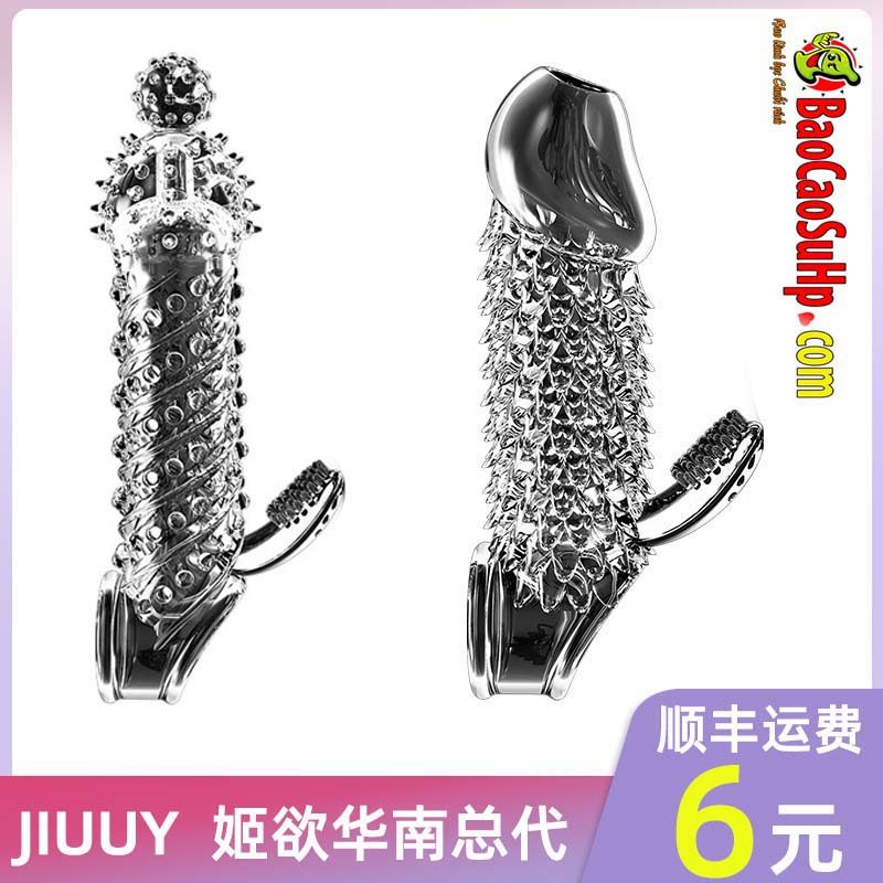 Bao cao su donden hở đầu Tiger Leopard vảy rồng và đầu chùy