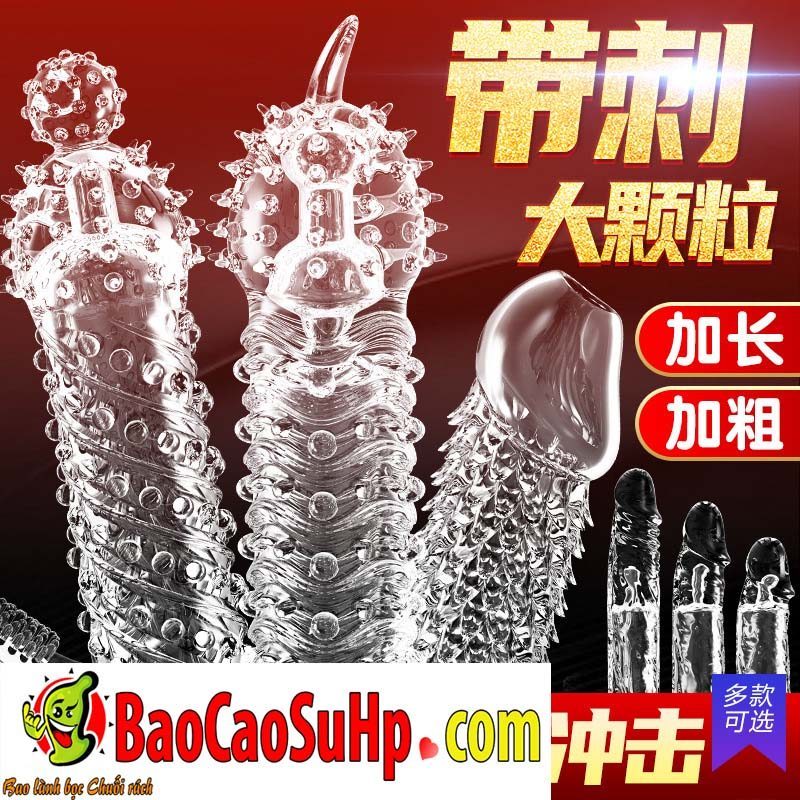 Bao cao su donden Tiger Leopard vảy rồng đầu chùy kích thích mạnh