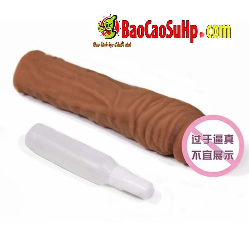 Bao cao su gai gân Top Notch Có quai đeo Tăng kích thước cậu bé nam