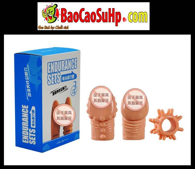 Bao cao su Donden đầu khấc JEWS ENDURANCE gân nổi tăng kích thích
