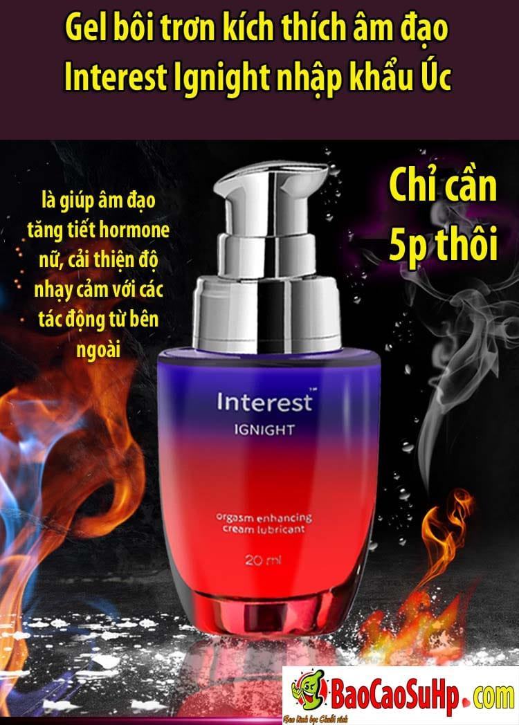 Gel bôi trơn Âm Đạo Kích Thích Nhập Khẩu Úc Tăng Cảm Giác