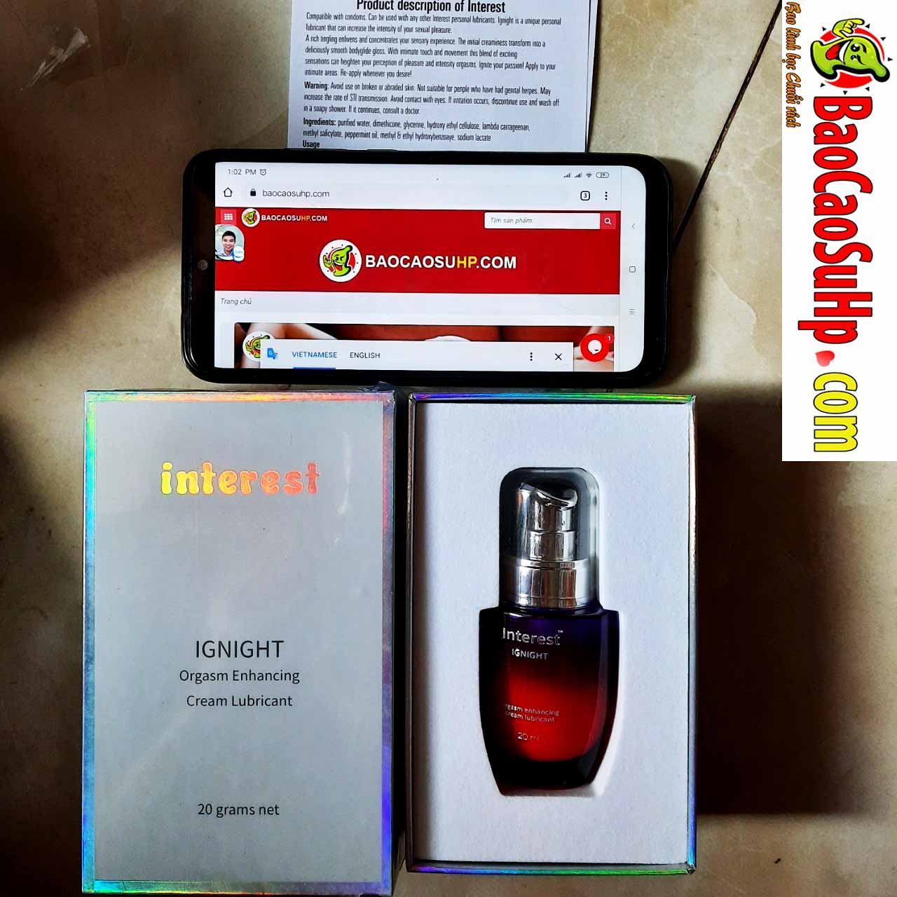 Gel bôi trơn Âm Đạo Kích Thích Nhập Khẩu Úc Tăng Cảm Giác