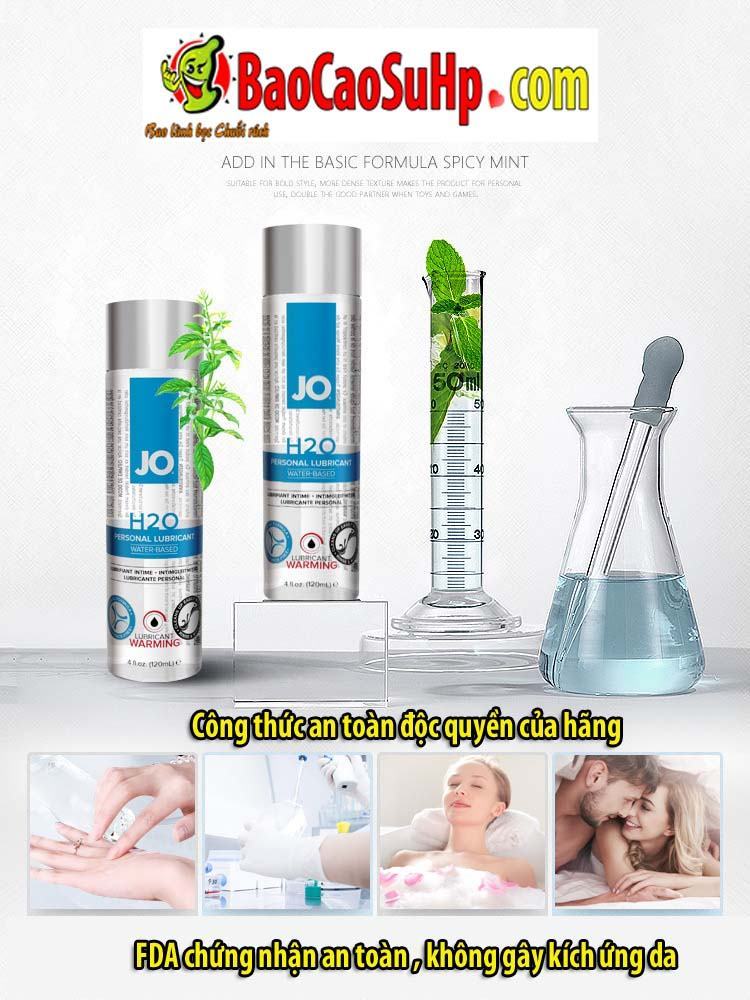 Gel bôi trơn Lovetoy System JO H20 60ml Mỹ mượt mịn, an toàn