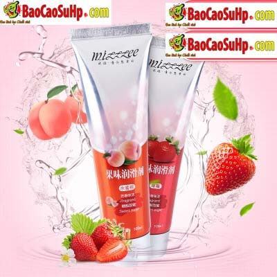 Gel bôi trơn Mizzzee dâu tươi thơm mát dịu ngọt kích thích 