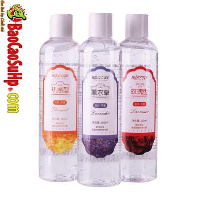 Gel Bôi Trơn Mizzzee Hoa Hồng Lavender Lô Hội 300ml Mát Lạnh