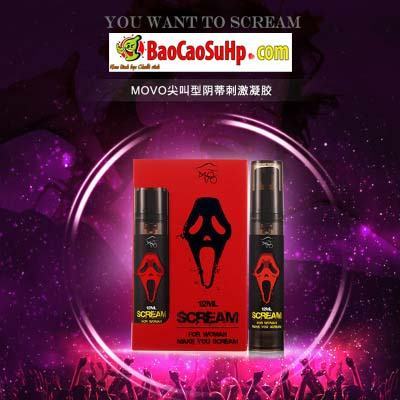 Gel bôi trơn Movo Scream 12ml Tăng cảm giác kích thích cực đỉnh