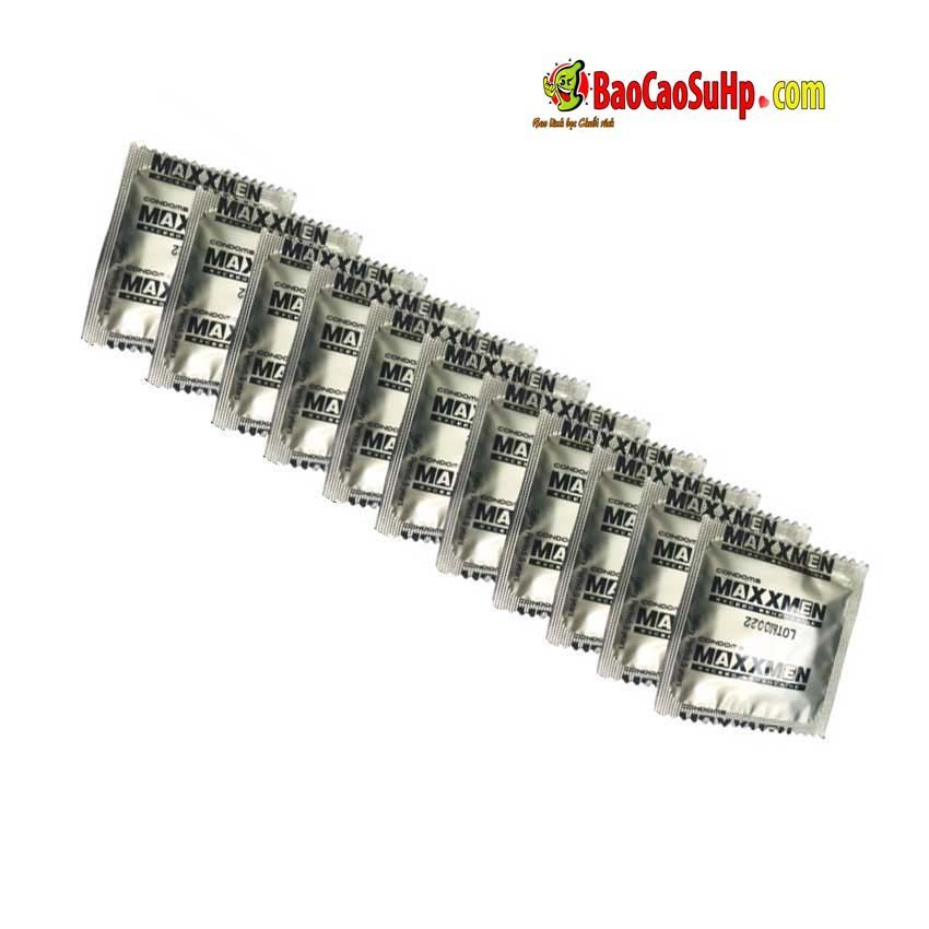 bao cao su maxman 0 6 1 - Bao cao su maxman siêu mỏng 0.03mm 5in1 bạc hà.