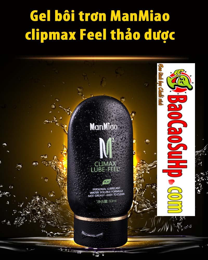 Gel bôi trơn ManMiao clipmax thảo dược mát lạnh 60ml tăng khoái cảm